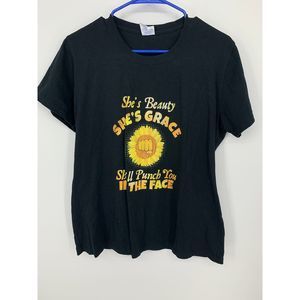 New she's beauty grace punch you in the face black